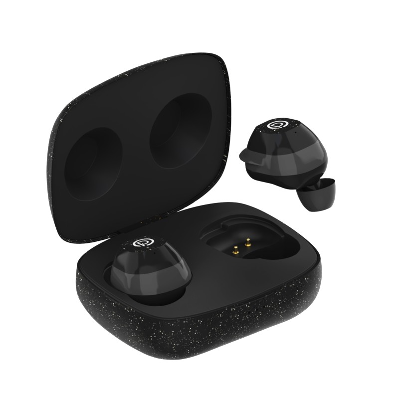 Probus Audio T20 TWS True Wireless Earbuds Environment Noise Cancellation with Mic|Upto 20 Hours Playtime Smart Touch|Lightweight|Sweatproof-Black